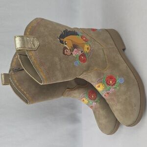Spirit Movie Girls Toddler Boots  Cowgirl Western Horse Size 12